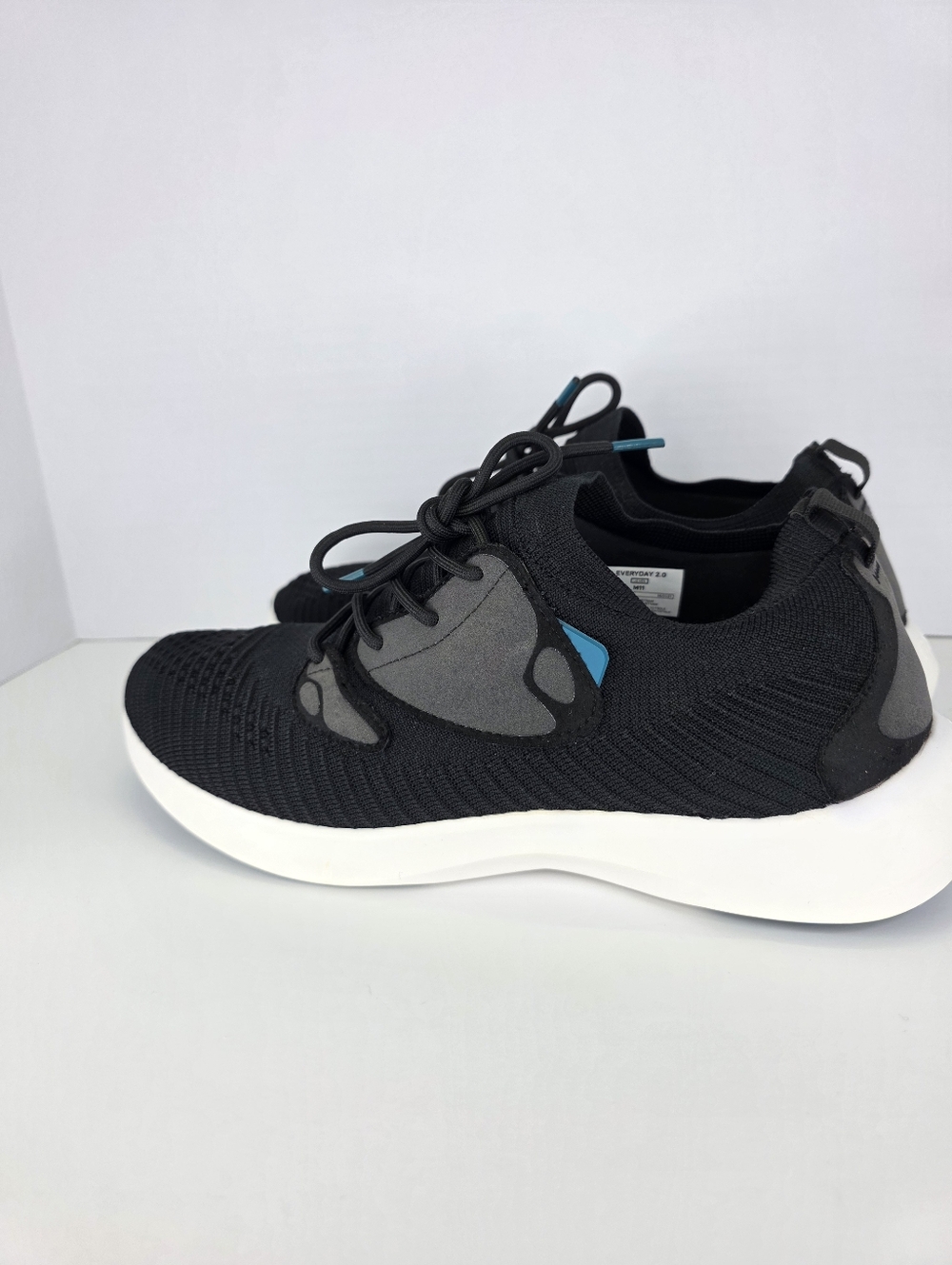 Vessi Everyday 2.0 Men's Size 11 Waterproof Travel Sneakers Black Casual Shoes - Picture 3 of 15